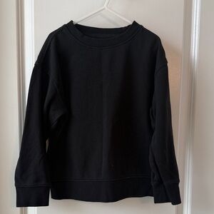 Youth Black Crewneck Sweatshirt
